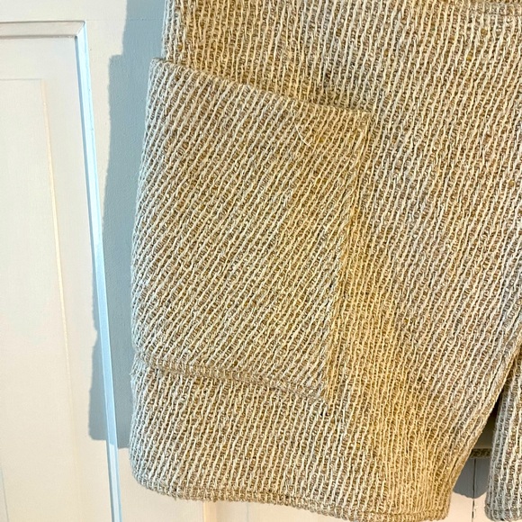 NWOT H & M Silk-Blend Fully-Lined Wrapover Skirt with Large Side Pocket Size: 10 - Picture 4 of 12